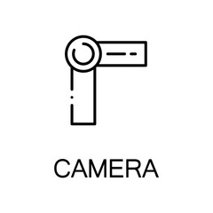 Camera flat icon