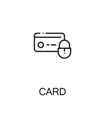 Card flat icon