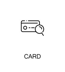 Card flat icon