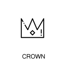 Crown flat icon