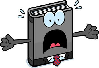 Scared Cartoon Business Book