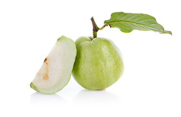 guava fruit isolated on white background
