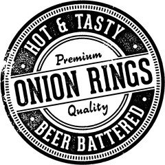 Onion Rings Appetizer Stamp