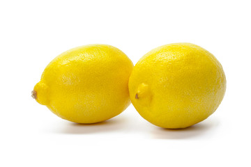 Lemon isolated on white background
