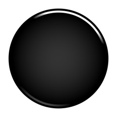 Black circle button blank web internet icon - 134498412