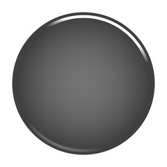 Fototapeta na wymiar Gray circle button blank web internet icon