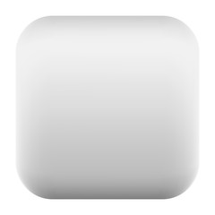 Gray square button blank web internet icon