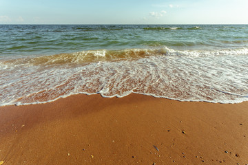 small waves of the sea