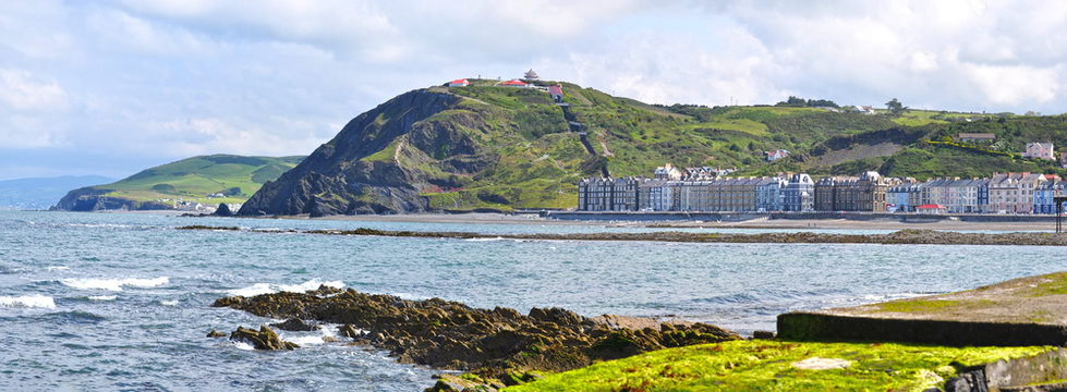 Panorama of Aberystwyth, Wales