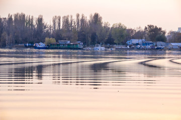осенняя пристань.