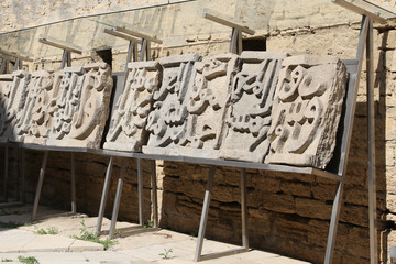 Baku. Azerbaijan. Archaeological excavations at the Palace Shirvanshah in old town