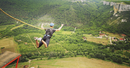 Rope jumping.
