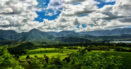 Hanalei Kauai Hawaii Overlook 
