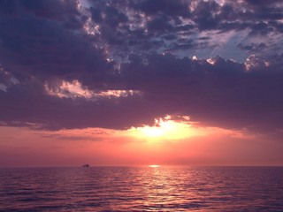 Fototapeta premium Beautiful sunset