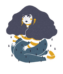 Depressed Woman
