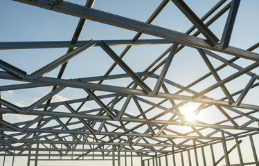 New technology steel frame for home construction