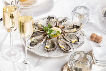 Frische Austern 