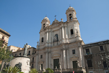 Fototapeta na wymiar Chiesa di San Francesco, Catania, Sizilien, Italien