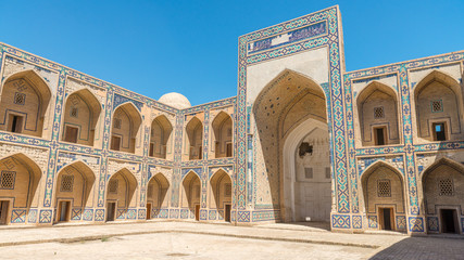 Fototapeta na wymiar Madrasa in Bukhara, Uzbekistan