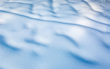 Obraz premium powierzchnia śniegu na zimowej łące