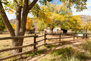 Fototapeta premium Gifford House in Capitol Reef Nat'l Park, Utah