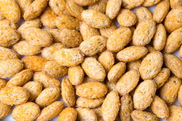 corn snacks close up