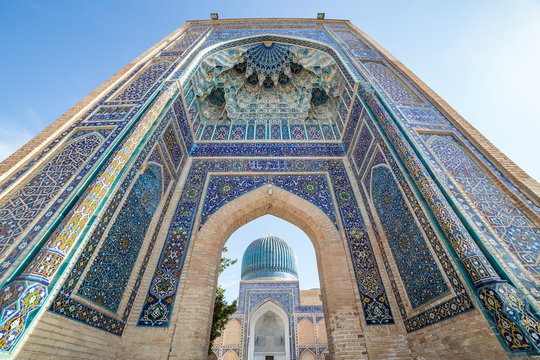 Gur-E Amir Mausoleum, in Samarkand, Uzbekistan