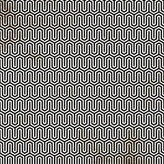 Vintage grunge background with black and cream geometric pattern