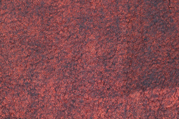 dark gray felt decoration with red silk