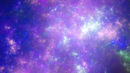 Night starry sky. Accumulation distant galaxies. 3D surreal illustration. Sacred geometry. Mysterious psychedelic relaxation pattern. Fractal abstract texture. Digital artwork graphic astrology magic