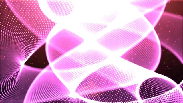 4k Intro pink knot Particle seamless background