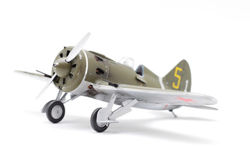 Model of ancient aircraft of World War II