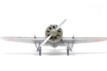 Model of ancient aircraft of World War II