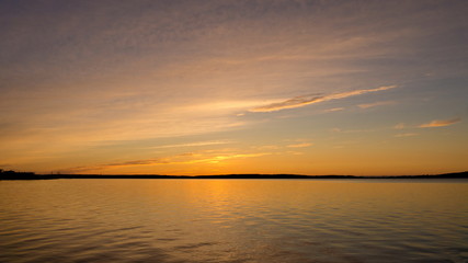 Sunset on Lake Onega