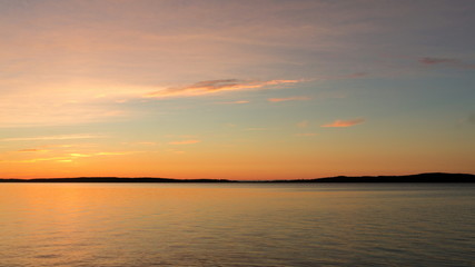 Sunset on Lake Onega