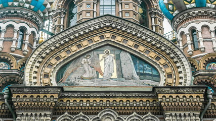 Cathedral of Our Savior on Spilled Blood. Saint Petersburg