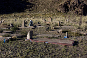 Friedhof in der Mongolei
