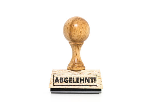 Abgelehnt-Stempel