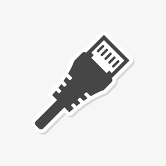 Computer network cable - Illustration