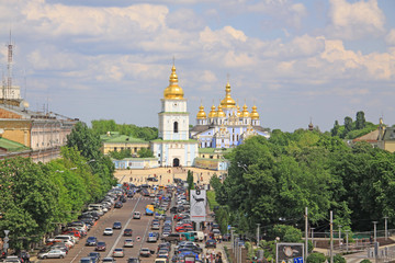 Fototapeta na wymiar Ukraine. Kiev. St. Michael's Golden-Domed Monastery