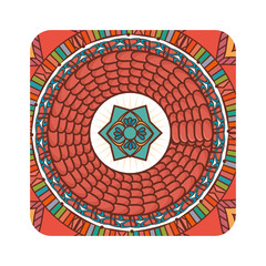 mandala art decorative icon vector illustration design