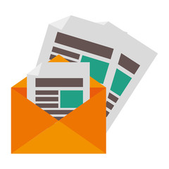 envelope letter isolated icon vector illustration design