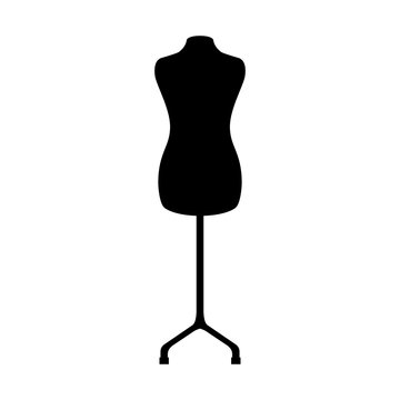 manequin silhouette isolated icon vector illustration design
