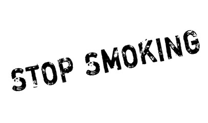 Stop Smoking rubber stamp. Grunge design with dust scratches. Effects can be easily removed for a clean, crisp look. Color is easily changed.