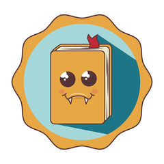 book school isolated icon vector illustration design