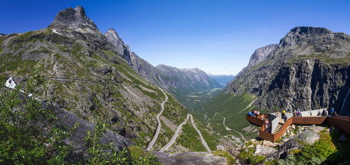 Trollstigen road in Norway