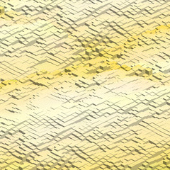 Yellow cubes in an abstract pattern for a background.