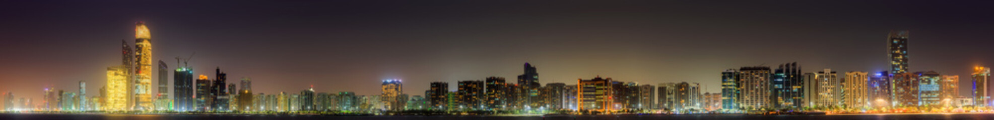 Fototapeta premium Abu Dhabi Skyline
