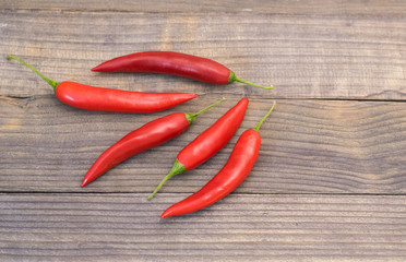 Red chili peppers