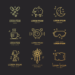Insomnia Line Icons